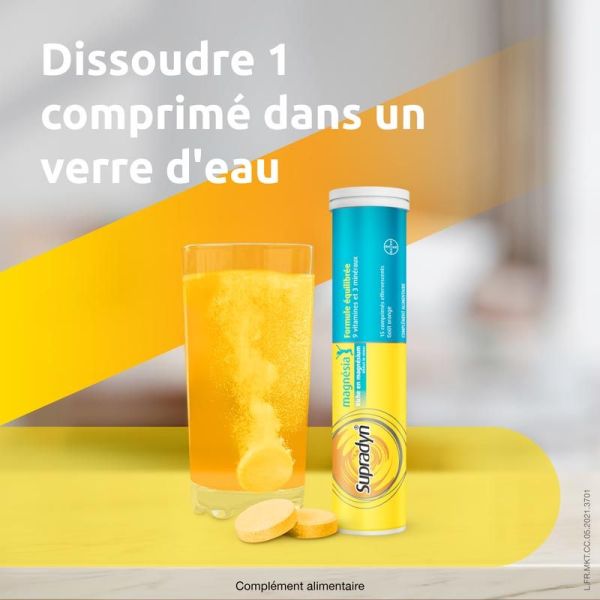 Supradyn Magnesia 30 comprimés effervescents