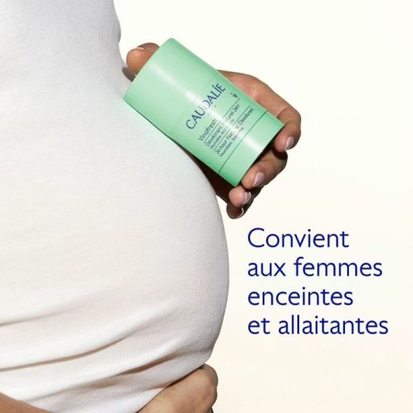 Caudalie Vinofresh Déodorant Stick Naturel 50 g - Neutralise les odeurs 24h sans aluminium