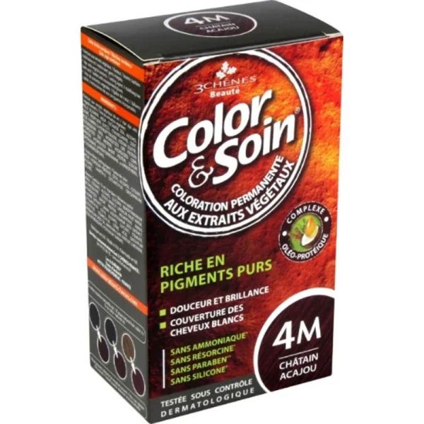 Les 3 Chênes Color Soin Châtain Acajou 4M