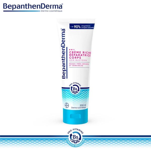 Bepanthen Derma Crème Riche Réparatrice Corps 200 ml