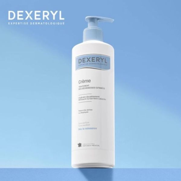 Dexeryl Crème Sécheresses Cutanées Sans Parfum Sans Paraben 50g – Réparation et hydratation