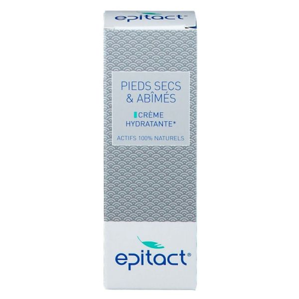 Epitact Pieds Secs et Abîmés Crème Hydratante - 75 ml - Nourrit, répare et assouplit les talons fendillés