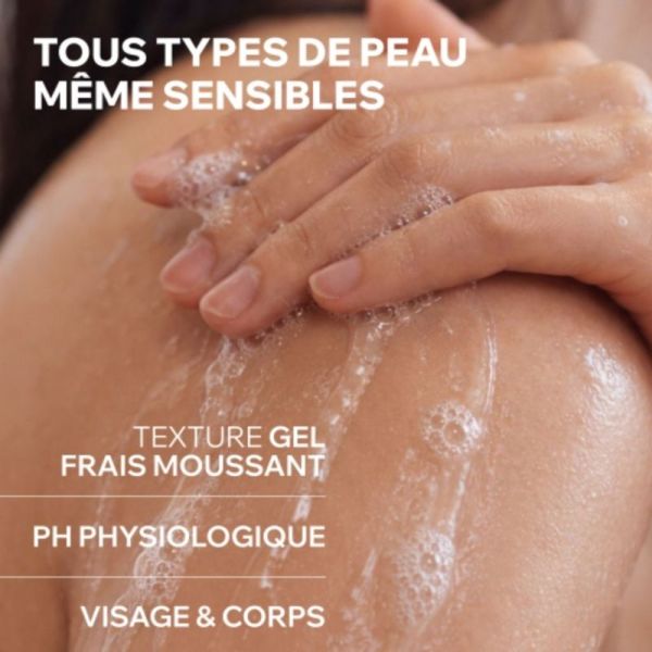 Uriage Derm-Phy Gel surgras dermatologique 1L - Nettoie, hydrate et protège toute la famille