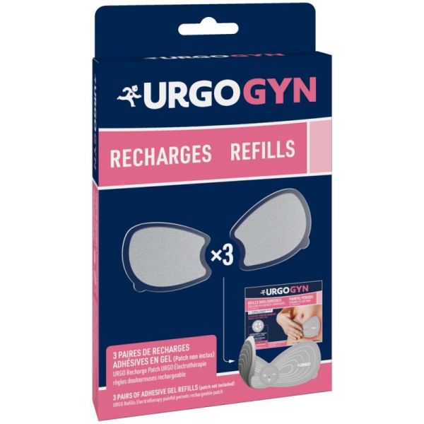 UrgoGyn Recharges X3 Patch Électrothérapie - Règles douloureuses, douleurs pelviennes, endométriose