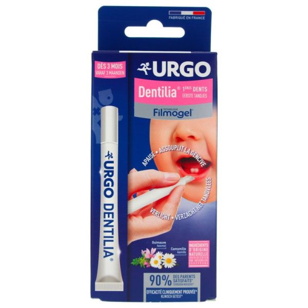 Urgo Filmogel Dentilia - Premières Dents Stylo - Apaise la Gencive des Nourissons - 10 ml