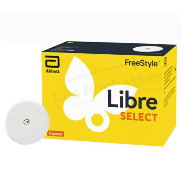 Abbott FreeStyle Libre Select Capteur de Glycémie - Mesure le taux de glucose sans piqûre