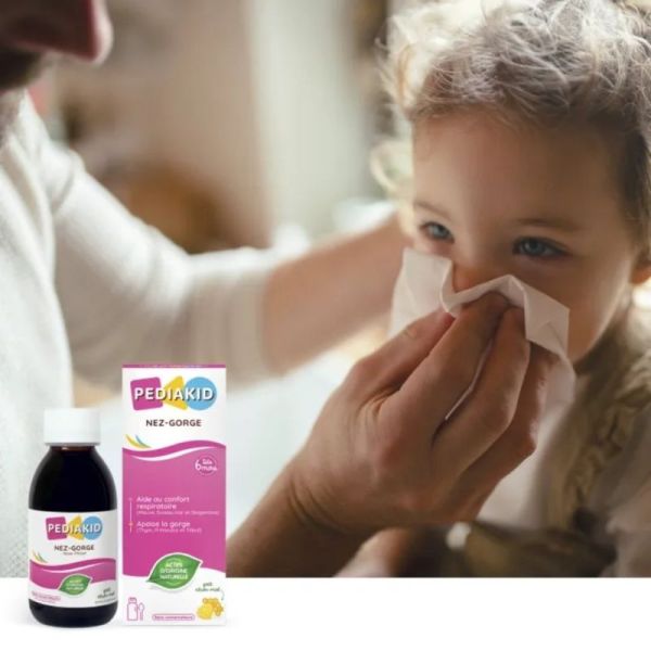 Pédiakid Sirop Nez-Gorge 125 ml – Dégager et apaiser les voies respiratoires
