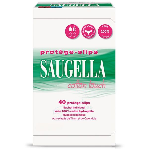 Saugella Cotton Touch Protèges-Slips 40 sachets individuels