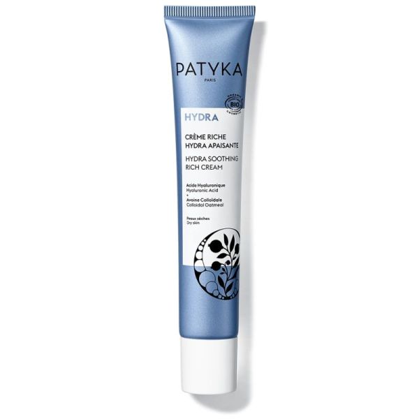 Patyka Hydra Crème Riche Hydra-Apaisante Bio 40 ml – Confort et nutrition