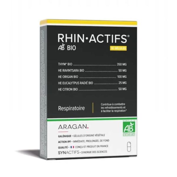 Aragan Synactifs RHINActifs BIO - 10 gélules