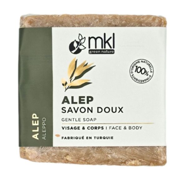 MKL Green Nature Alep Savon Doux 200 g - Nettoyage en douceur du visage et du corps