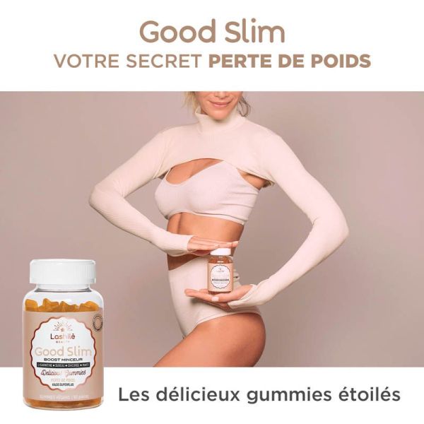 Lashilé Beauty Good Slim Boost Minceur Perte de Poids - Aide à Perdre du Poids - 60 Gummies