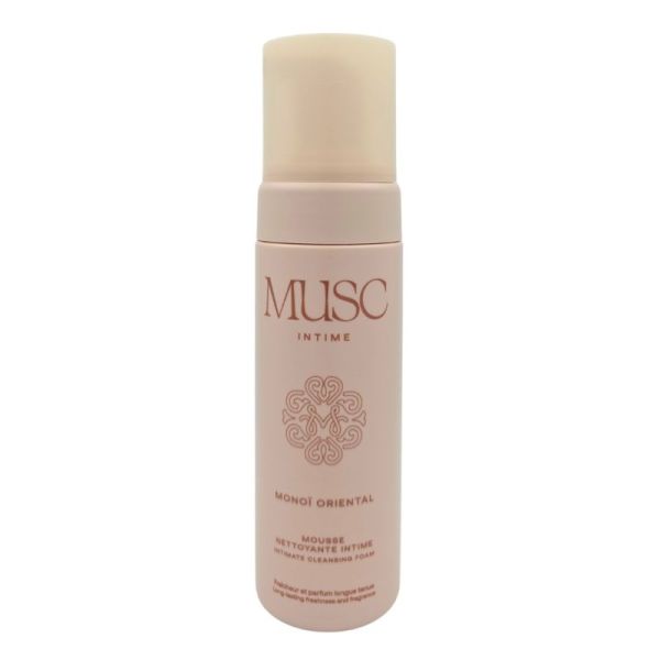 Musc Intime Monoï Oriental Mousse Nettoyante Intime 150 ml - Fraîcheur et parfum longue tenue pour la toilette intime