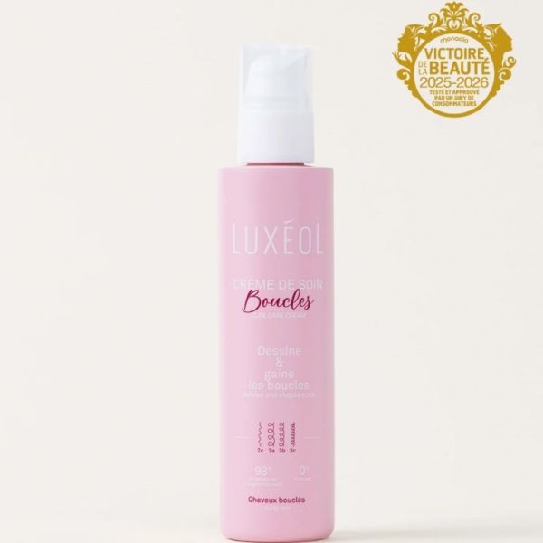 Luxéol Crème de Soin Boucles - 250ml - Nutrition intense et définition parfaite pour les boucles