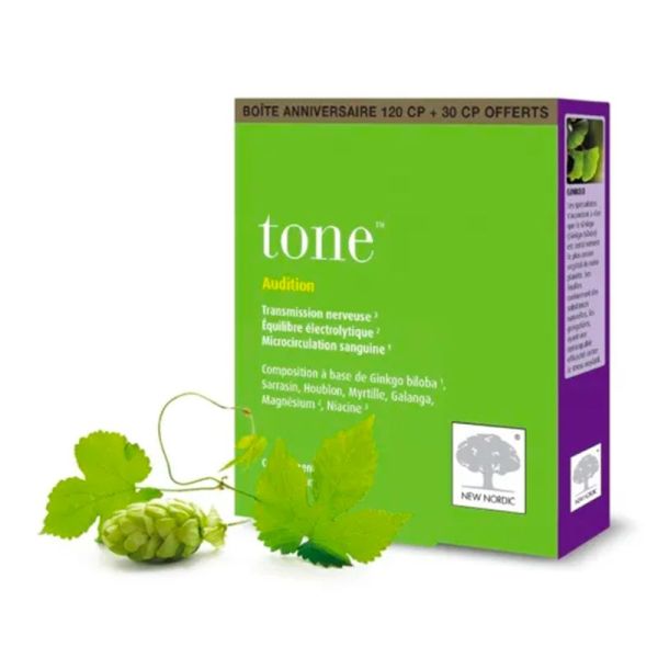 New Nordic Tone - 120 Comprimés - Soutien naturel de l’audition