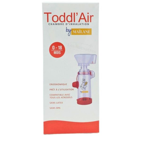 Biogyne Toddl'Air Chambre d'Inhalation 0-18 Mois - Administration facilitée des traitements aérosols pour bébés