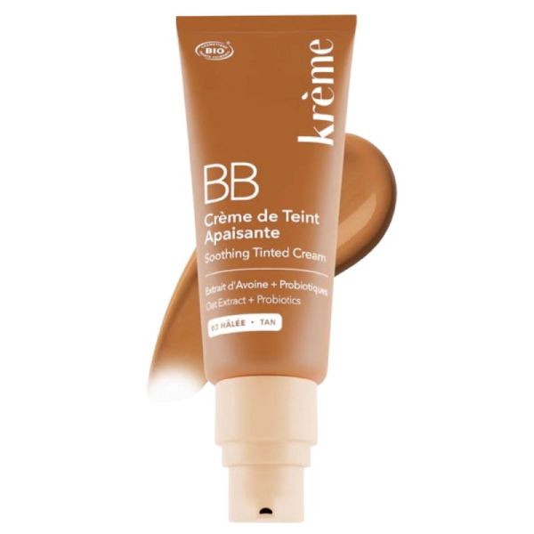 Krème BB Crème de Teint Apaisante - 40 ml - Teinte : Hâlée - Unifie, hydrate et apaise les peaux sensibles