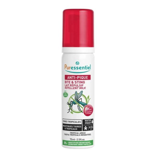 Puressentiel Anti-Pique Lait Répulsif Zone Tropicale - 75ml