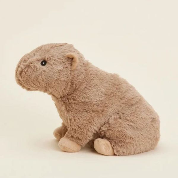 Soframar Warmies Bouillotte Peluche Déhoussable Capybara 30 cm - Chaleur réconfortante et apaisante