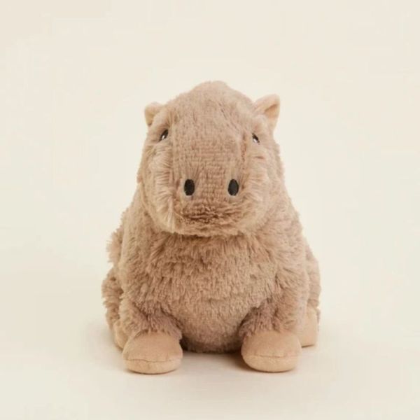 Soframar Warmies Bouillotte Peluche Déhoussable Capybara 30 cm - Chaleur réconfortante et apaisante