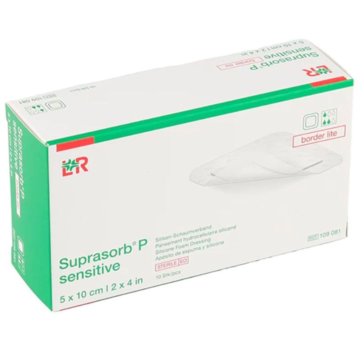 Lohman & Rauscher Suprasorb P Sensitive Border Lite - 10 pansements ...