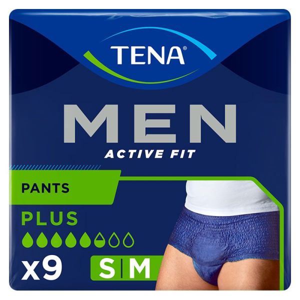 Tena Men Active Fit Pants Plus - Taille S/M - 8 protections