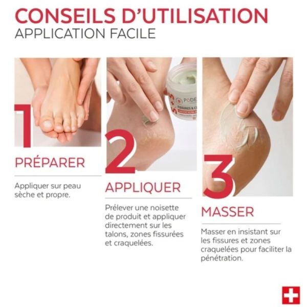 Poderm Onguent Ultra-Réparateur Fissures & Crevasses 25 g - Comble isole et répare