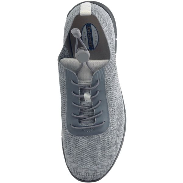 Dr Comfort CHUT Domi Gris - Chaussures Confort Mixte Hallux Valgus