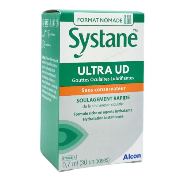 Alcon Systane Ultra UD Gouttes Oculaires Lubrifiantes - 30 unidoses