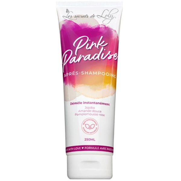 Les Secrets De Loly Après-Shampoing Pink Paradise 250ml – Démêlage et nutrition