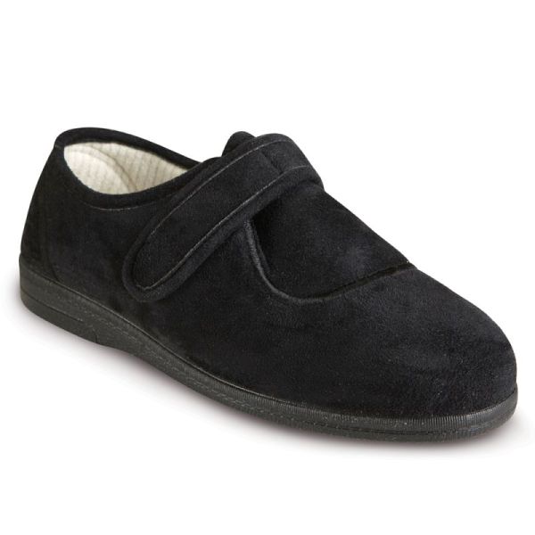 Dr Comfort CHUT Wallaby Noir - Chaussures Confort Mixte Pieds Diabétiques