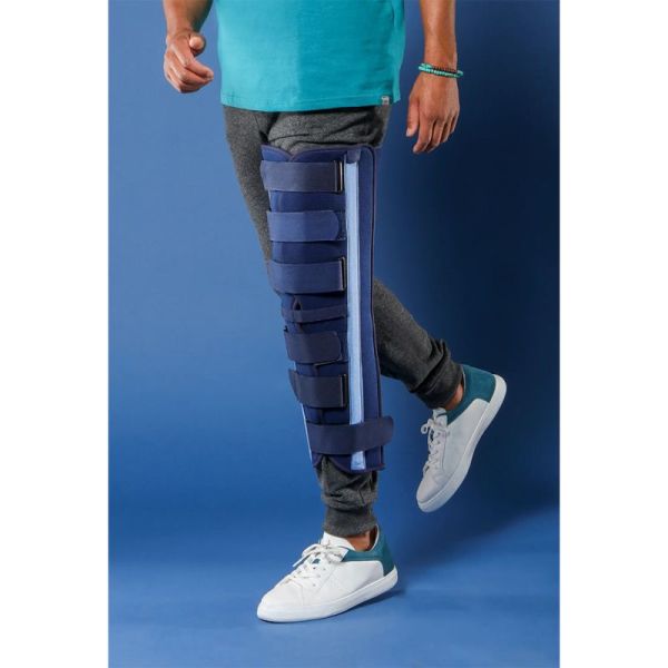 Thuasne Ligaflex Immo Attelle d'Immobilisation du Genou 3 Volets – Immobilisation post-opératoire et post-traumatique