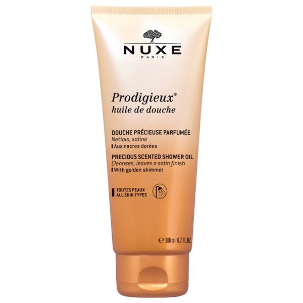Nuxe Prodigieux Huile de Douche - 200 ml - Nettoyage doux et peau satinée