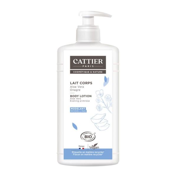 Cattier Lait Modelant Aloé Vera Onagre 500 ml