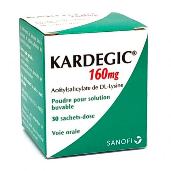 Lehning Kardegic 160 mg poudre - Affection du Coeur et des Vaisseaux - 30 sachets