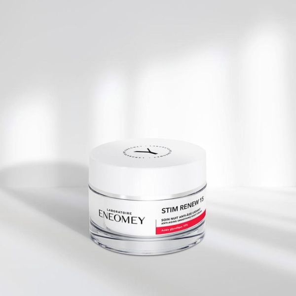 Eneomey Stim Renew 15 - Soin Nuit Anti-Âge Lissant 50 ml - Dès 40 Ans 15% Acide Glycolique
