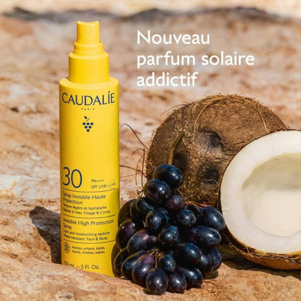 Caudalie Soins Solaires Spray Invisible Haute Protection SPF30 150ml – Protection et jeunesse