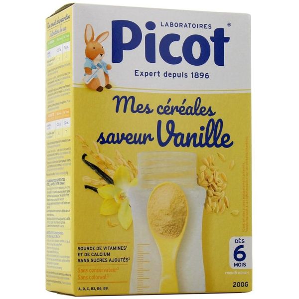 Picot Mes Céréales Saveur Vanille Dès 6 mois - 200g