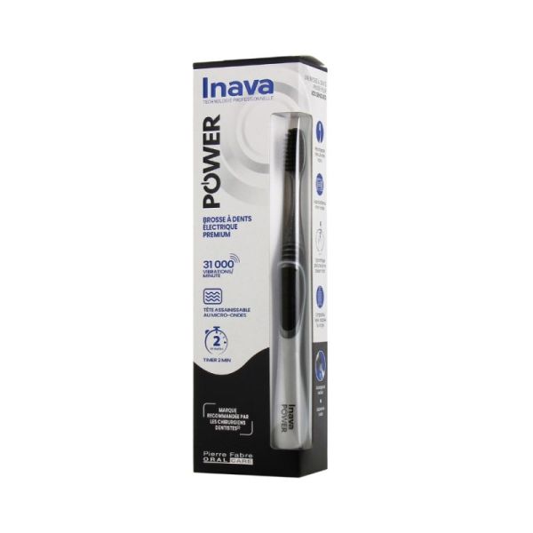 Inava Power Brosse à Dents Electrique Premium - Noir