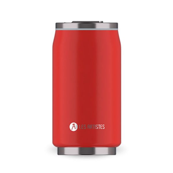 Les Artistes Paris Canette Isotherme - Gourde Isotherme - Couleur : Rouge - 280ml