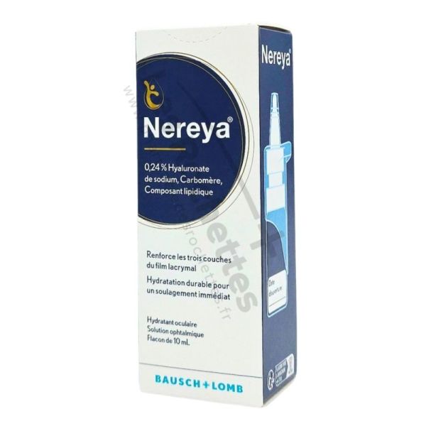 Nereya Solution Ophtalmique 10 ml – hydratation et confort oculaire