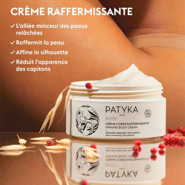 Patyka Body Crème Corps Raffermissante Bio 180 ml – Anti-capitons et minceur