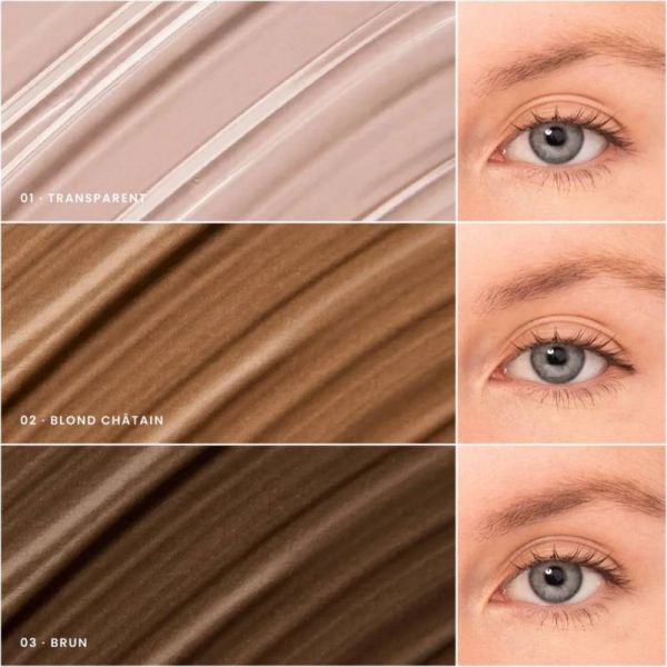 Charlotte Bio Gel Mascara à Sourcils Teinté Blond Chatain 6ml - Maquillage soin des sourcils, densifiant et fixateur