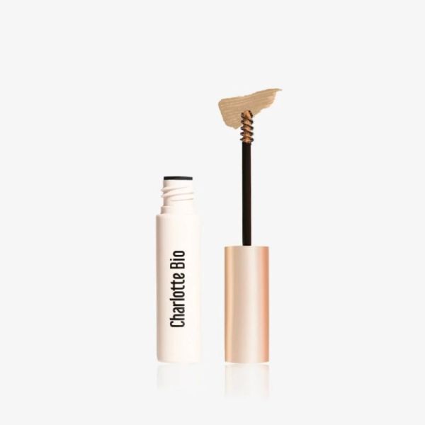 Charlotte Bio Gel Mascara à Sourcils Teinté Blond Chatain 6ml - Maquillage soin des sourcils, densifiant et fixateur