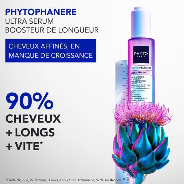 Phyto Phytophanère Ultra Sérum - 50ml - Stimule la croissance, renforce la fibre et sublime les longueurs