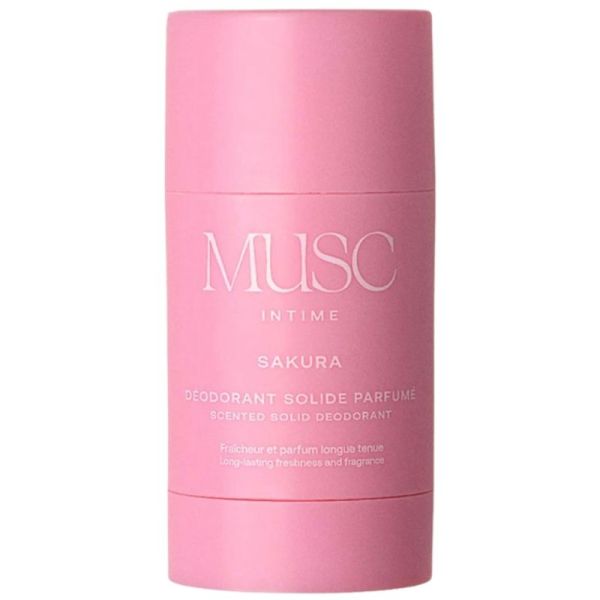 Musc Intime Sakura Déodorant Solide Parfumé 50g – Fraîcheur et protection