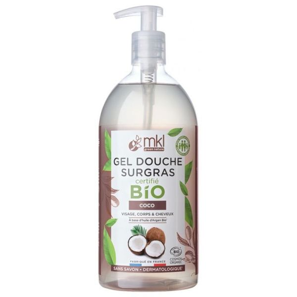 MKL Green Nature Gel Douche Surgras Coco Bio - 1L