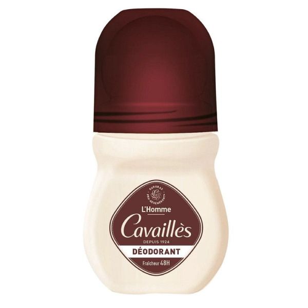 Rogé Cavaillès L'Homme Déodorant Anti-Odeurs Fraîcheur 48H Roll-on - Lot de 2 x 50ml