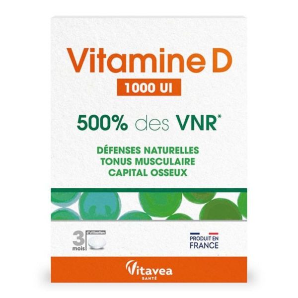 Vitavea Vitamine D 1000 UI - 90 Comprimés