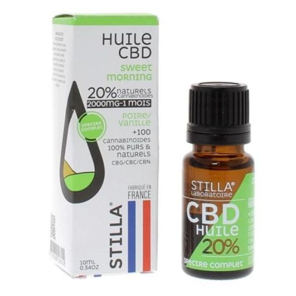 Stilla Huile CBD 20% Sweet Morning Poire-Vanille - 10ml